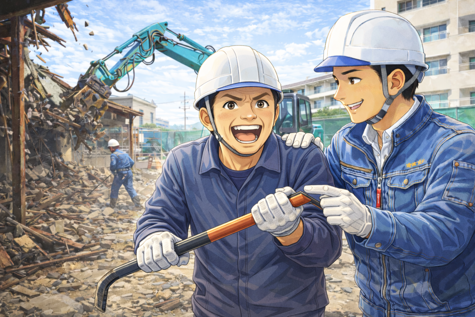 【未経験OK】月給23万〜/最初は廃材の仕分けから|宮城県内のみの解体スタッフ